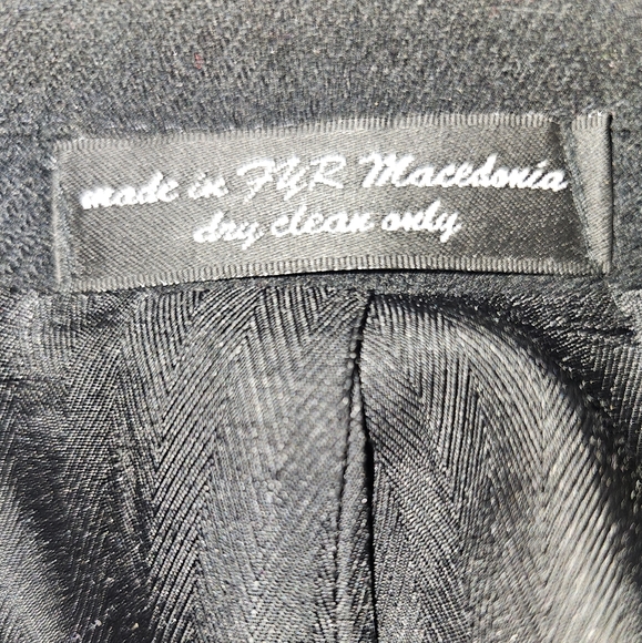 Andrew Fezza Cashmere Mens Over Coat Woven In Italy - Picture 5 of 7